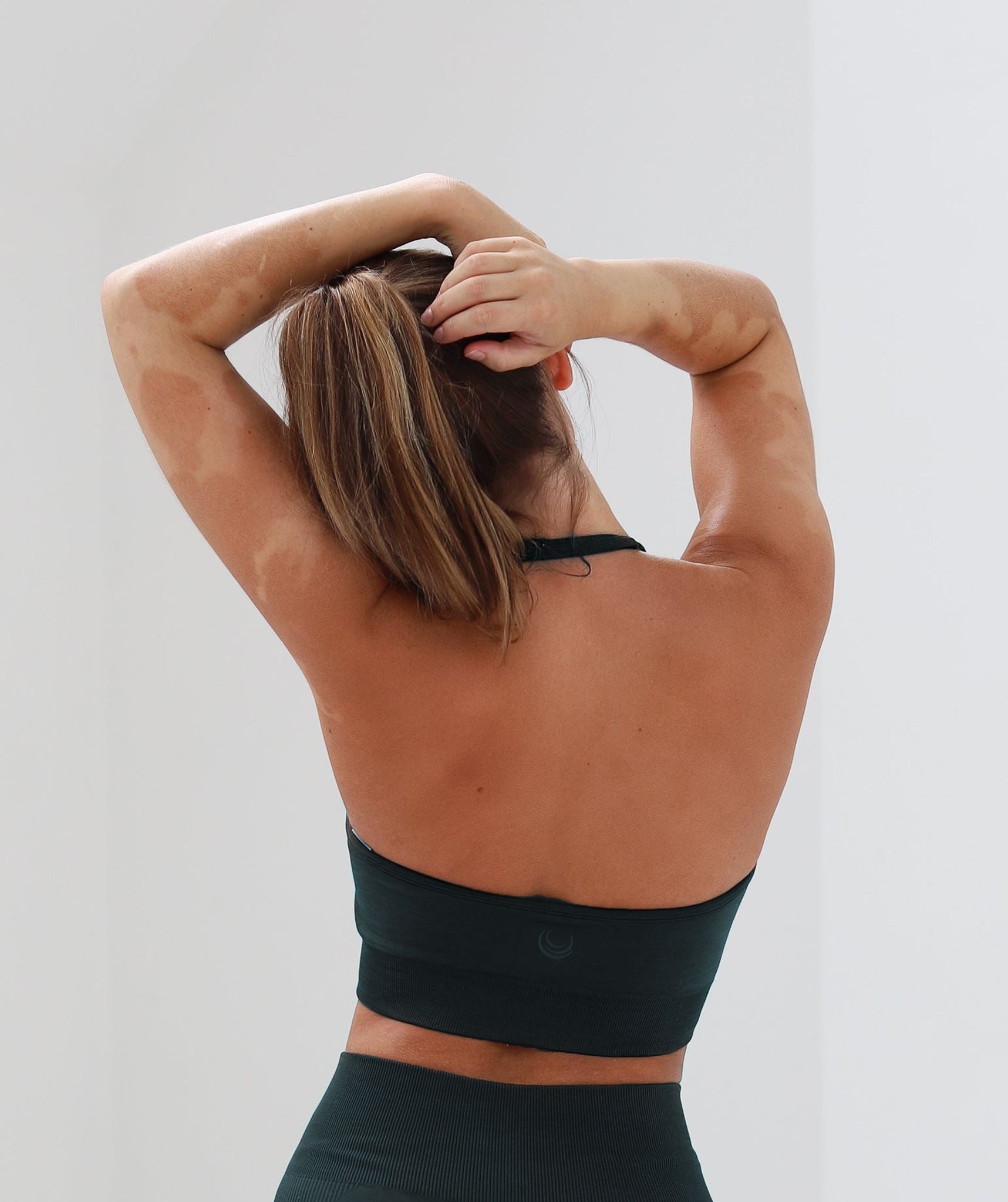 Halter Neck Top - Dark Charcoal Grey Dark Charcoal Grey 