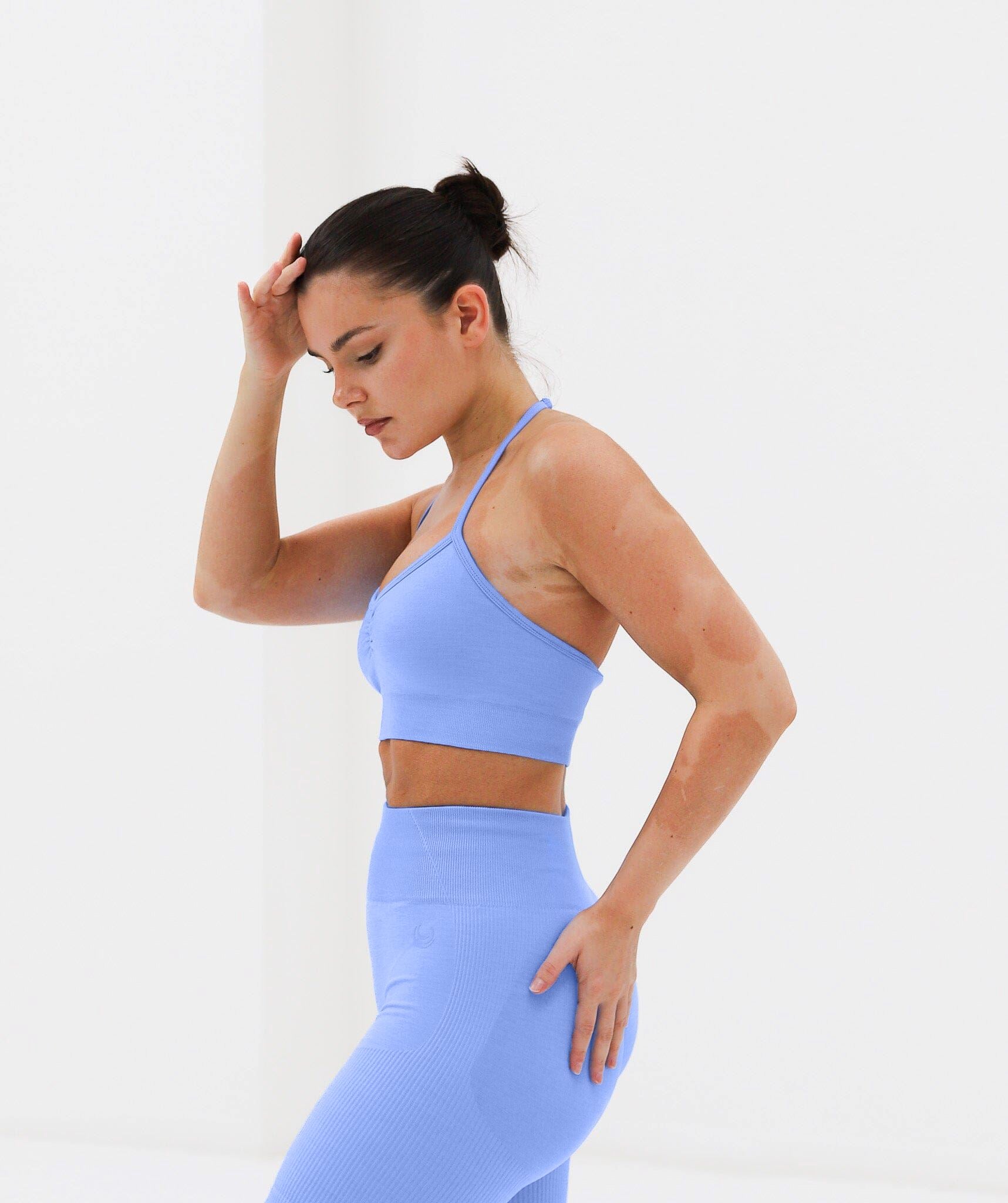 Halter Neck Top - Glacier Blue Glacier Blue 