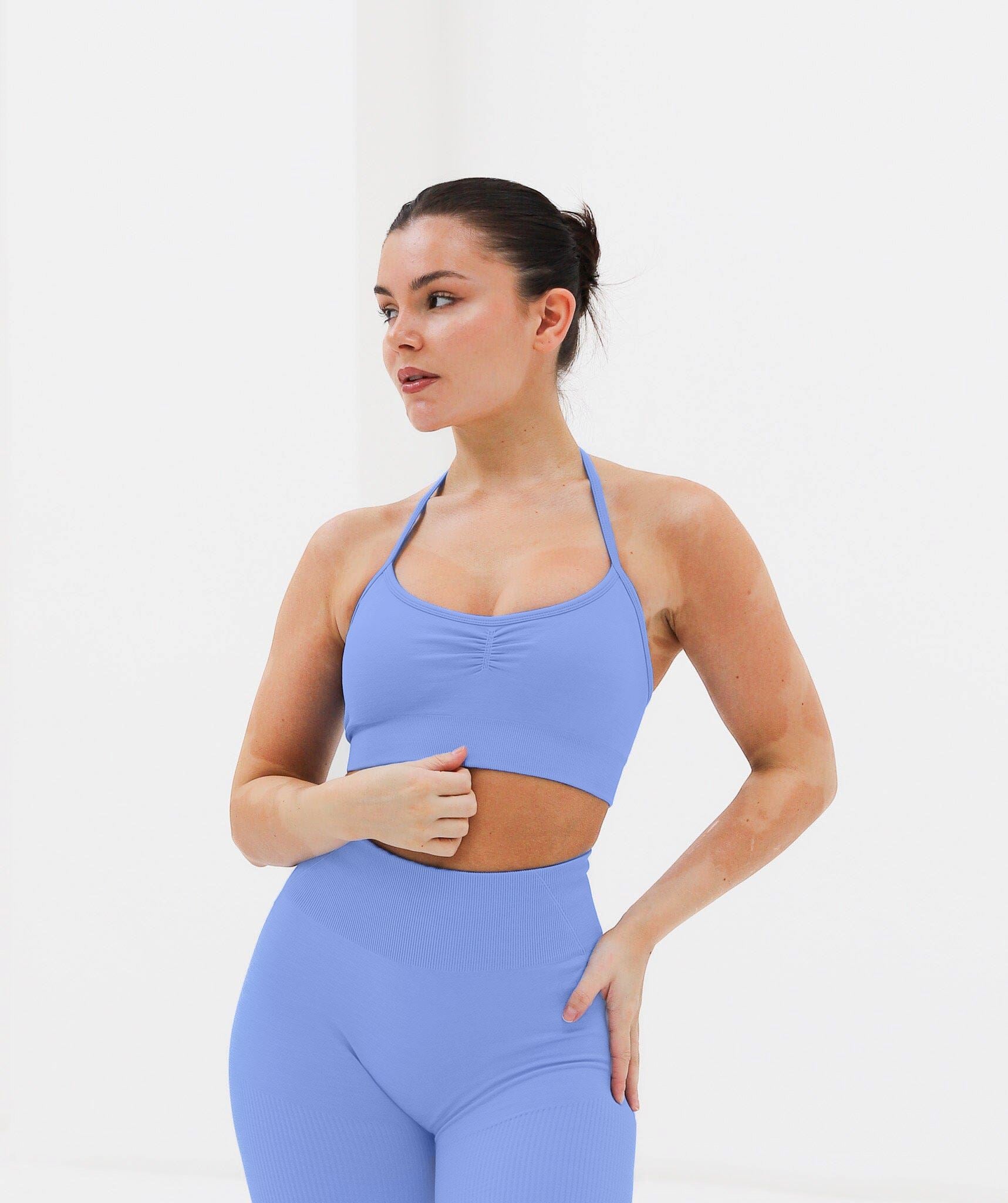 Halter Neck Top - Glacier Blue Glacier Blue 