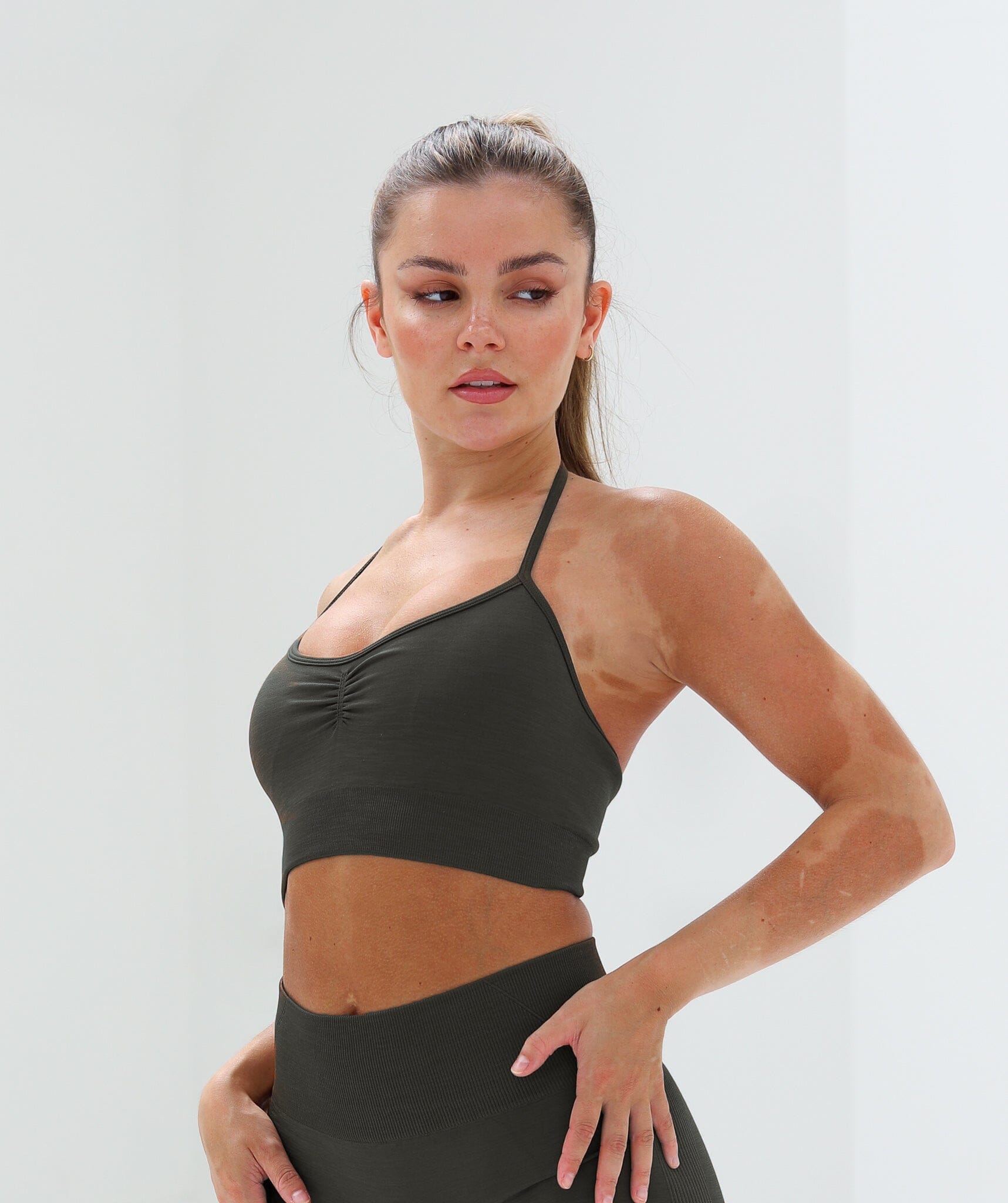 Halter Neck Top - Jet Grey Jet Grey 