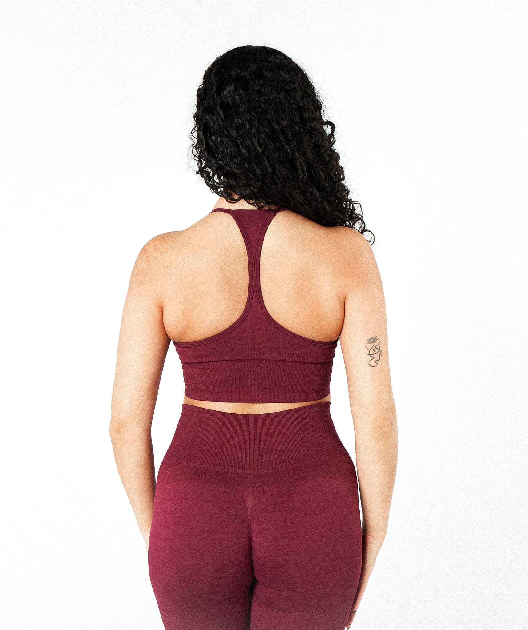 MaxSculpt Racer Bra Merlot Red 