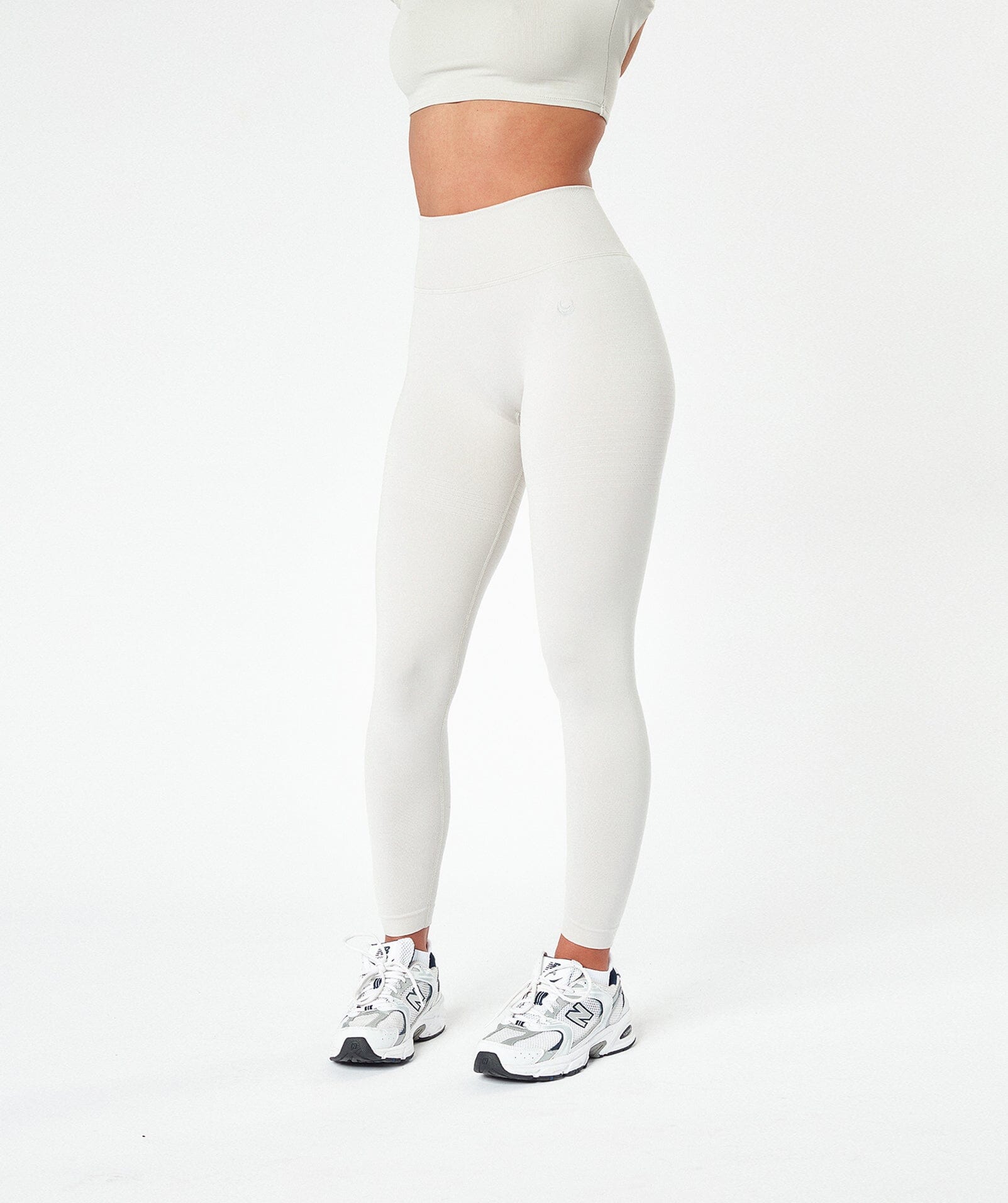 V-Seam Leggings Bone Grey 