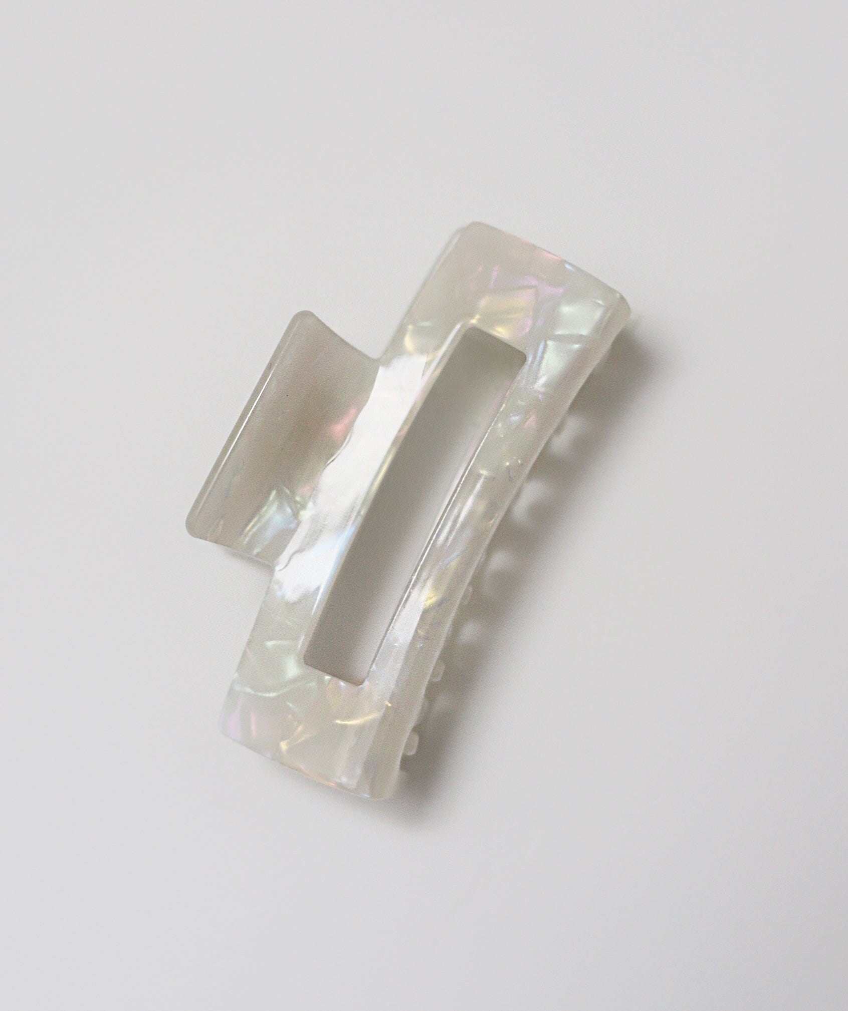 Claw Clip White Small Lazuli Label 