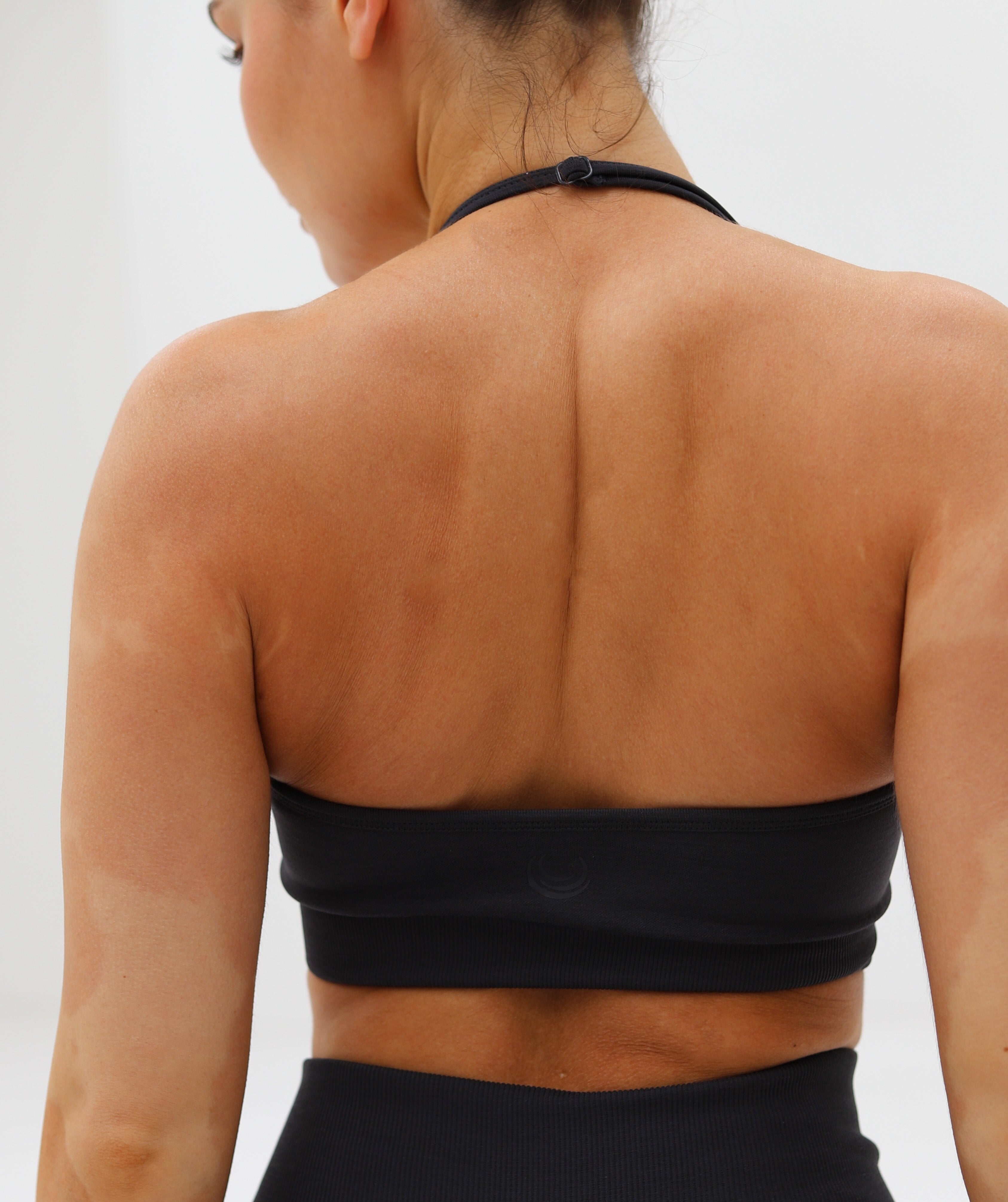 Halter Neck Top - Charcoal Grey Charcoal Grey 