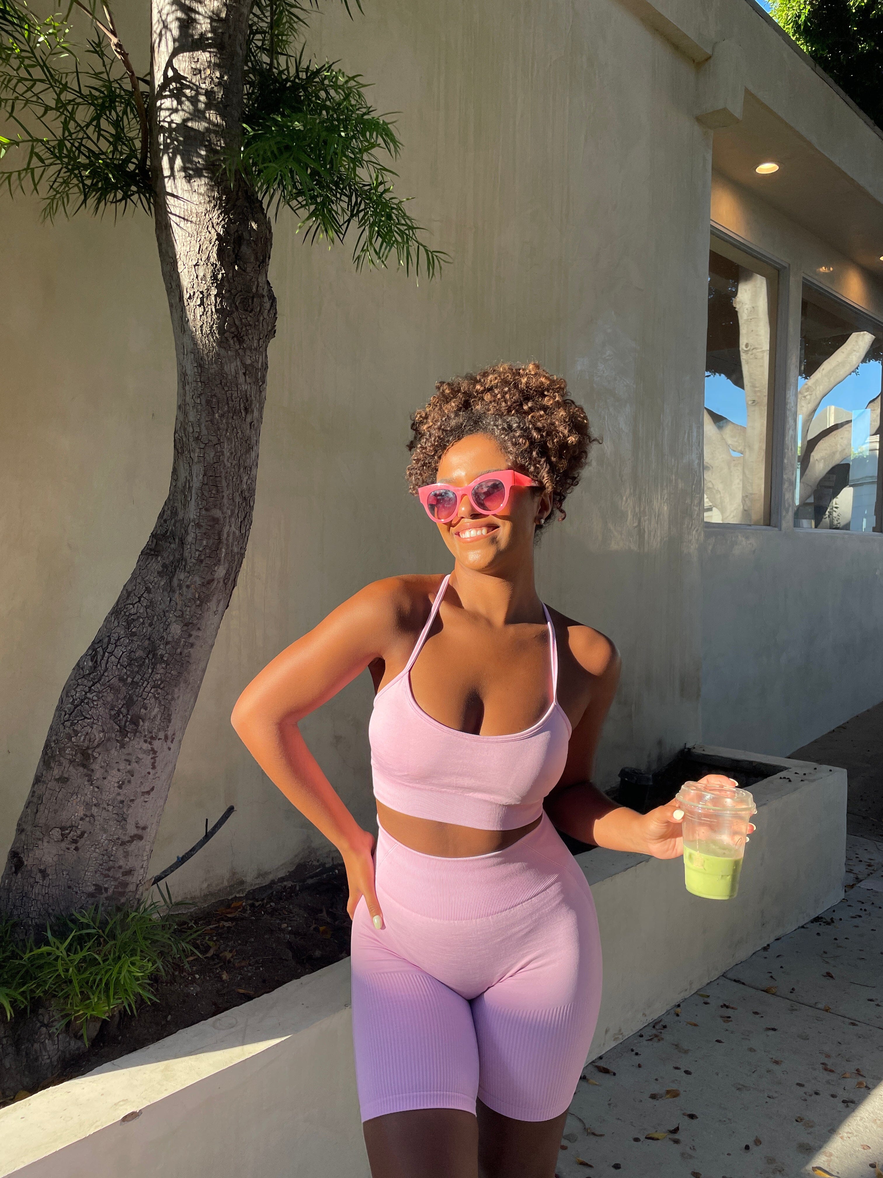 Y-Back Bra Top Barbie Pink 